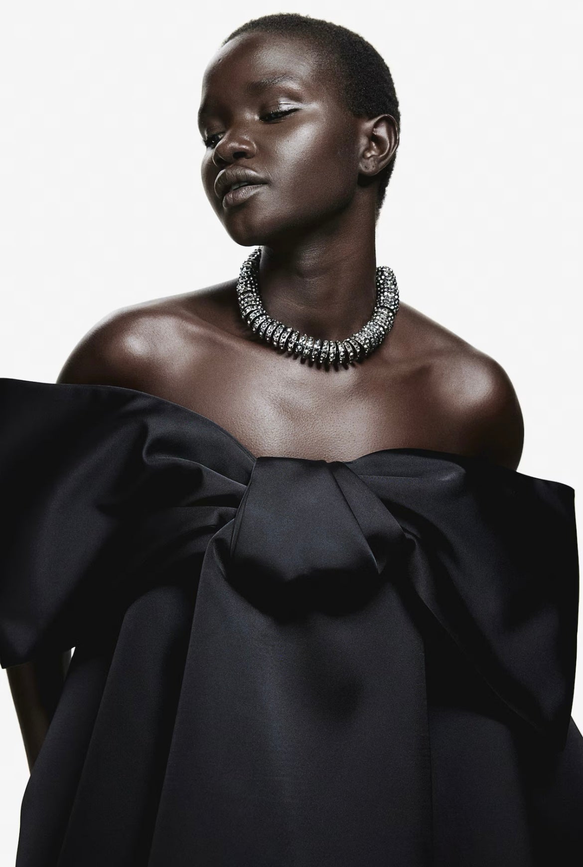 Noir Impérial Bow Couture Mini