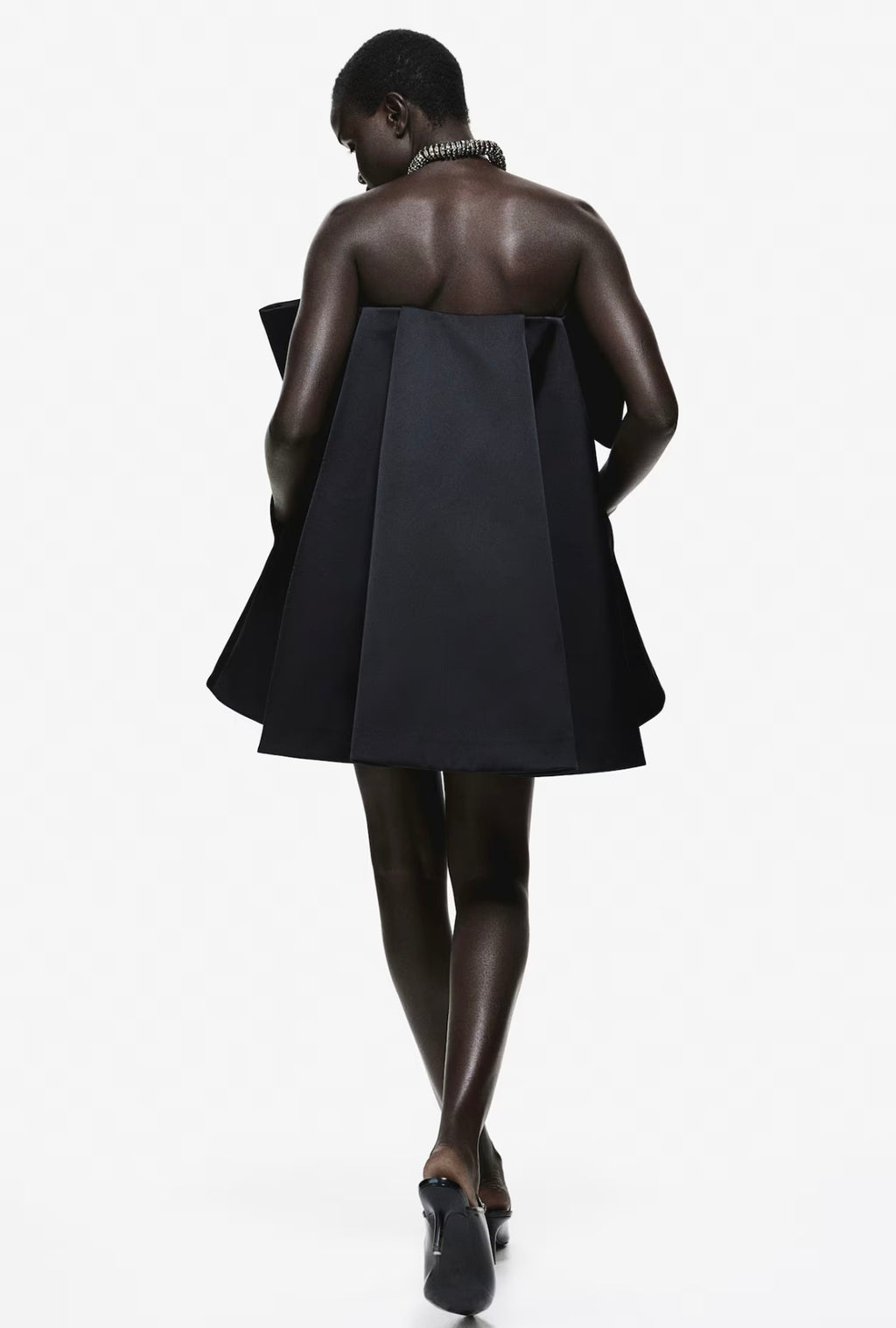 Noir Impérial Bow Couture Mini