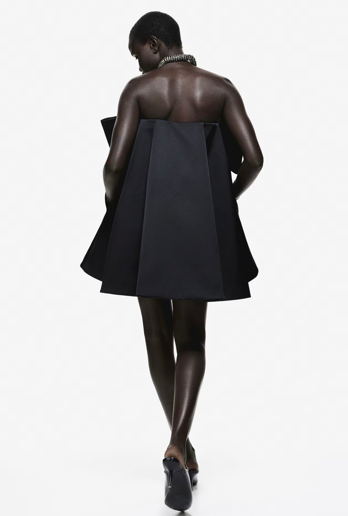 Noir Impérial Bow Couture Mini