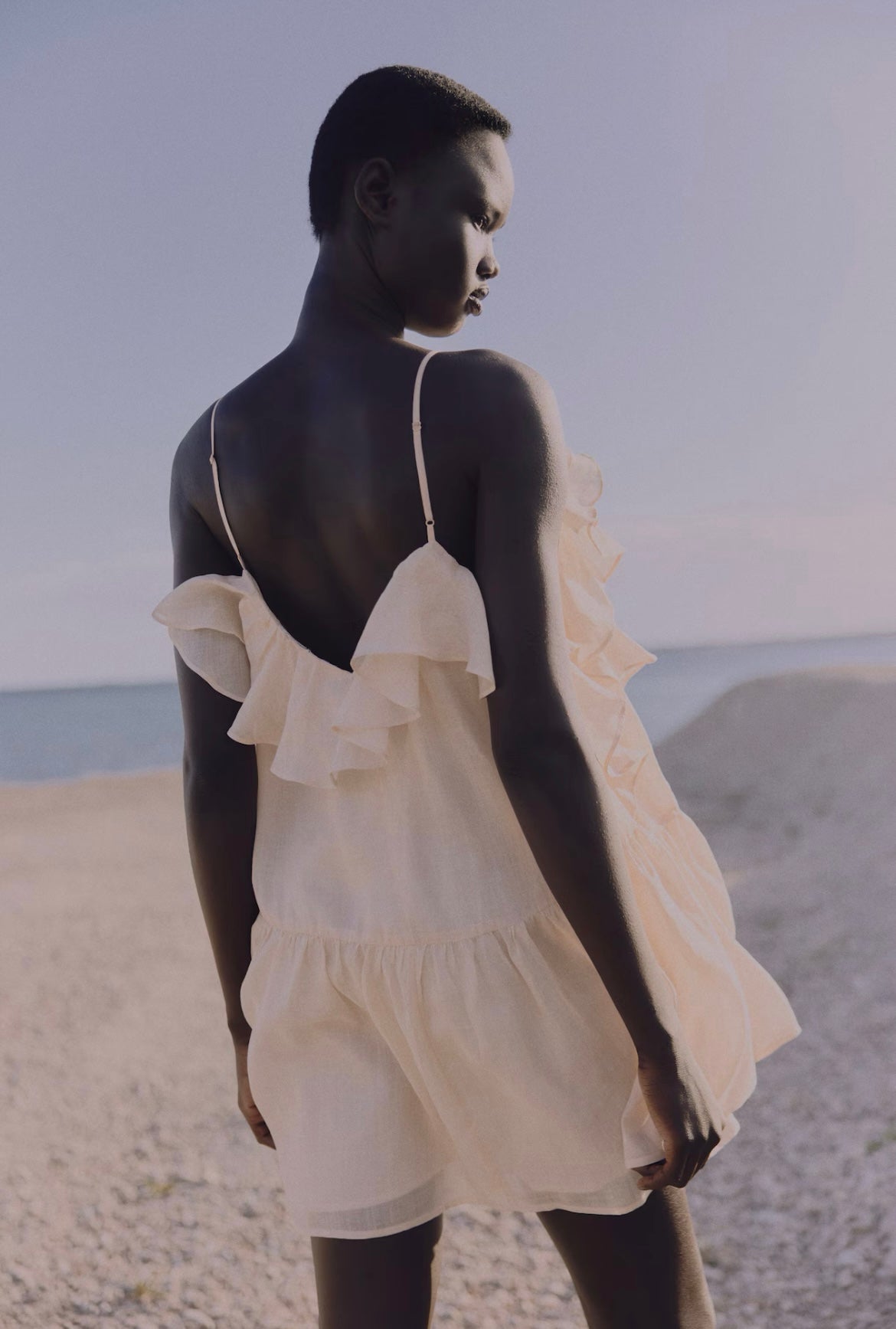 Éclat Ruffle Silk Mini