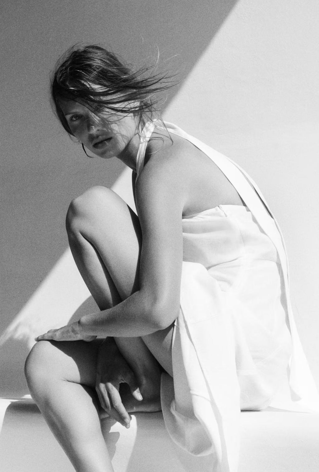 Ivory Solstice Halter Gown